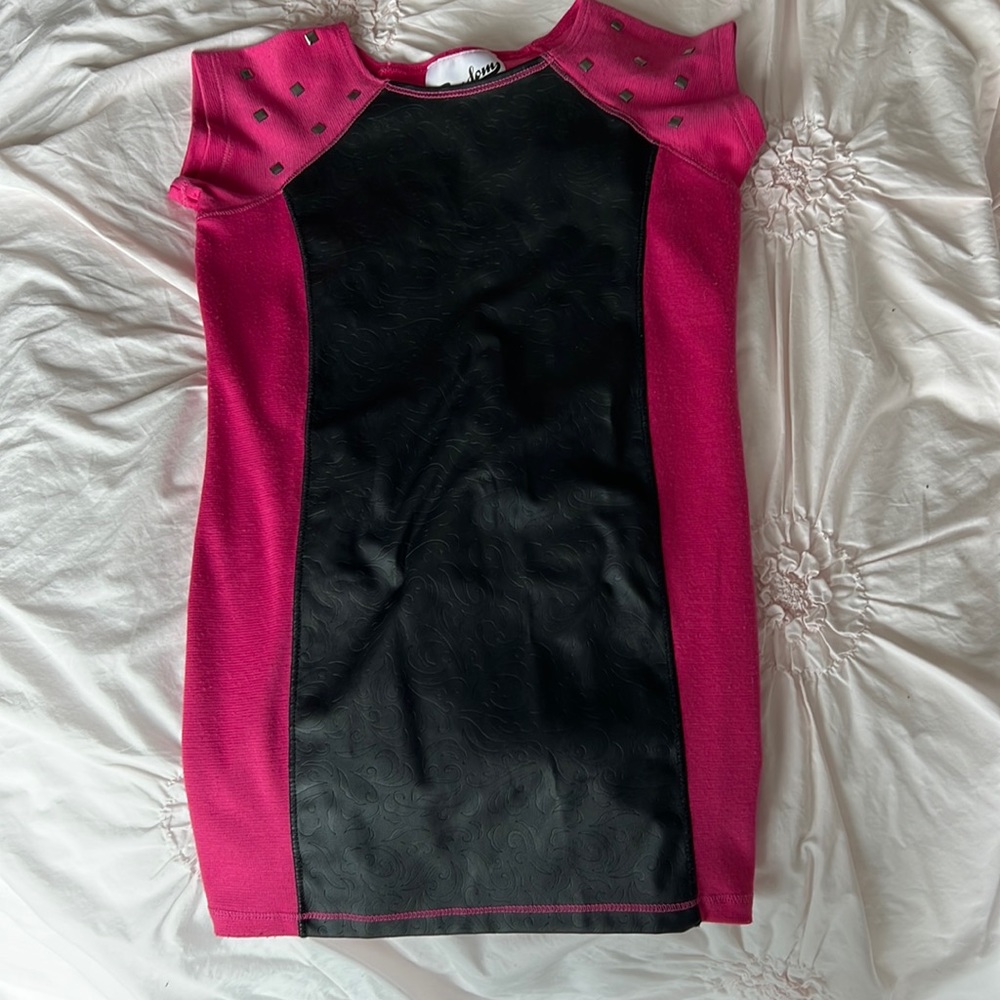 Random hearts dress